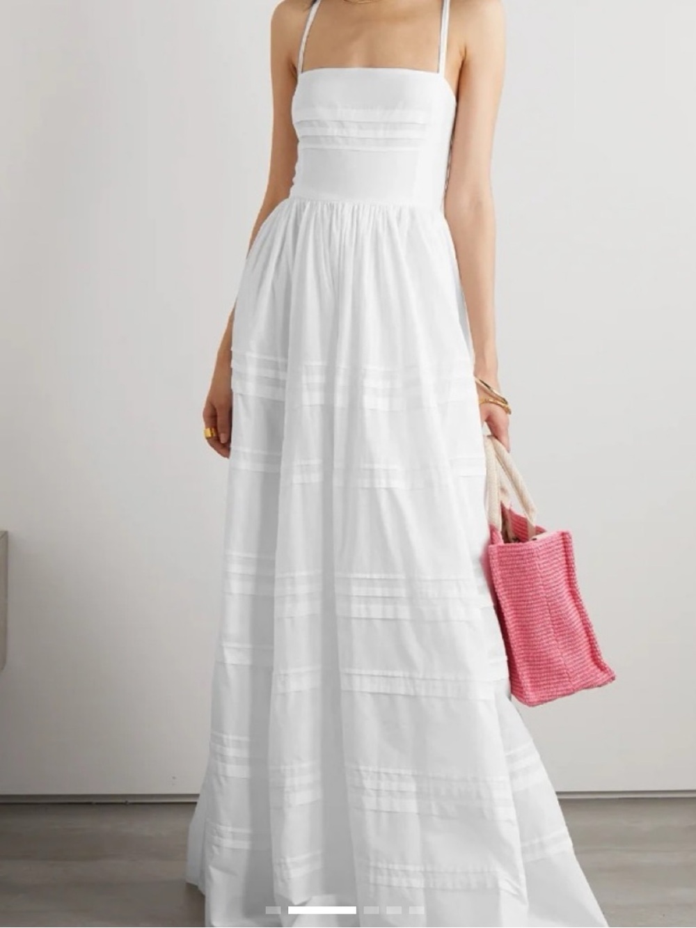 Staud Square-Neck Maxi Sundress